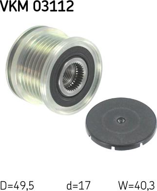 SKF VKM 03112 - Poulie, alternateur droxauto.com