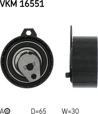 SKF VKM 16551 - Poulie-tendeur, courroie de distribution droxauto.com