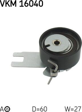 SKF VKM 16040 - Poulie-tendeur, courroie de distribution droxauto.com