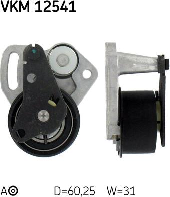 SKF VKM 12541 - Poulie-tendeur, courroie de distribution droxauto.com