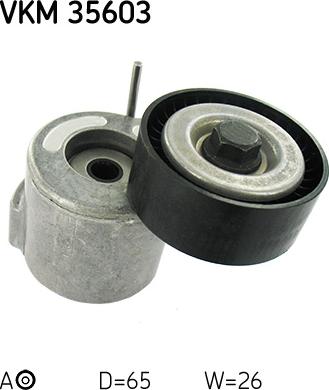 SKF VKM 35603 - Poulie renvoi / transmission, courroie trapézoïdale à nervures droxauto.com