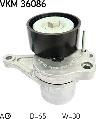SKF VKM 36086 - Poulie renvoi / transmission, courroie trapézoïdale à nervures droxauto.com