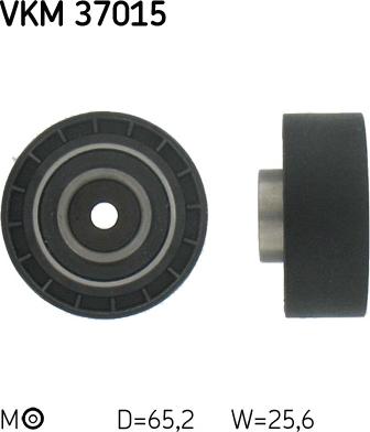 SKF VKM 37015 - Poulie renvoi / transmission, courroie trapézoïdale à nervures droxauto.com