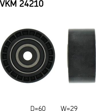 SKF VKM 24210 - Poulie renvoi / transmission, courroie de distribution droxauto.com