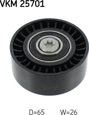 SKF VKM 25701 - Poulie renvoi / transmission, courroie de distribution droxauto.com