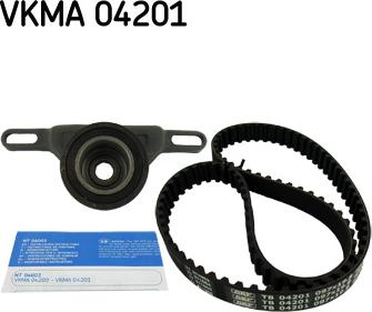 SKF VKMA 04201 - Kit de distribution droxauto.com