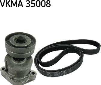 SKF VKMA 35008 - Jeu de courroies trapézoïdales à nervures droxauto.com