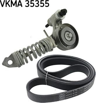 SKF VKMA 35355 - Jeu de courroies trapézoïdales à nervures droxauto.com