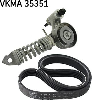 SKF VKMA 35351 - Jeu de courroies trapézoïdales à nervures droxauto.com