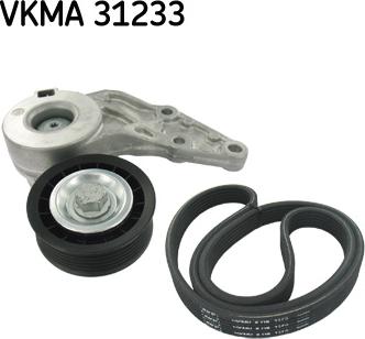 SKF VKMA 31233 - Jeu de courroies trapézoïdales à nervures droxauto.com