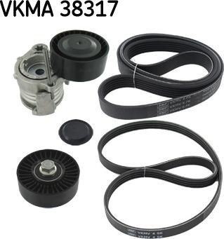 SKF VKMA 38317 - Jeu de courroies trapézoïdales à nervures droxauto.com