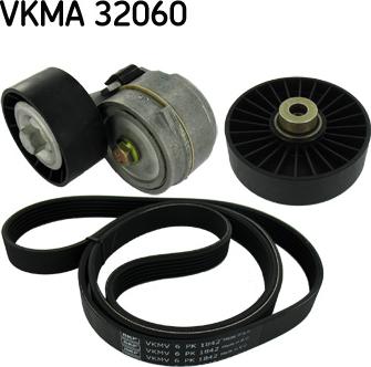 SKF VKMA 32060 - Jeu de courroies trapézoïdales à nervures droxauto.com