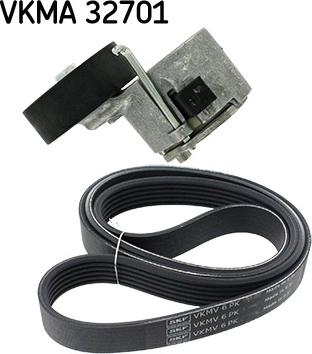 SKF VKMA 32701 - Jeu de courroies trapézoïdales à nervures droxauto.com
