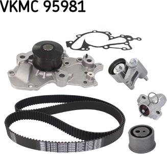 SKF VKMC 95981 - Pompe à eau + kit de courroie de distribution droxauto.com