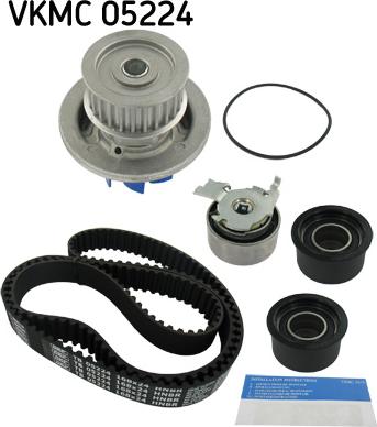 SKF VKMC 05224 - Pompe à eau + kit de courroie de distribution droxauto.com