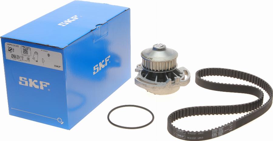 SKF VKMC 01103 - Pompe à eau + kit de courroie de distribution droxauto.com