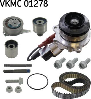SKF VKMC 01278 - Pompe à eau + kit de courroie de distribution droxauto.com