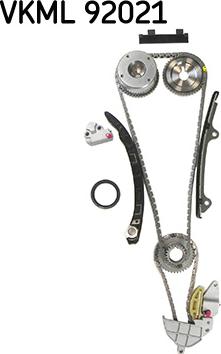 SKF VKML92021 - Kit de distribution par chaîne droxauto.com