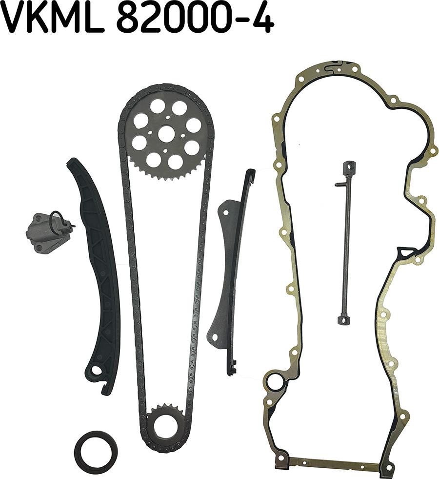 SKF VKML 82000-4 - Kit de distribution par chaîne droxauto.com