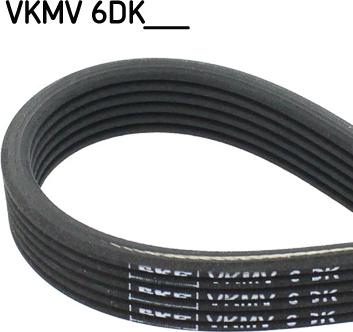 SKF VKMV 6DK1841 - Courroie trapézoïdale à nervures droxauto.com