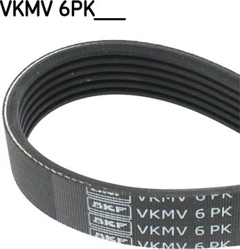 SKF VKMV 6PK1350 - Courroie trapézoïdale à nervures droxauto.com
