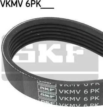 SKF VKMV 6PK1649 - Courroie trapézoïdale à nervures droxauto.com