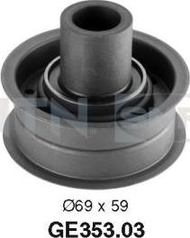 SNR GE353.03 - Poulie renvoi / transmission, courroie de distribution droxauto.com