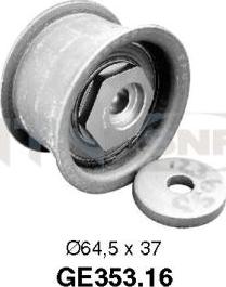SNR GE353.16 - Poulie renvoi / transmission, courroie de distribution droxauto.com