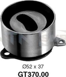 SNR GT370.00 - Poulie-tendeur, courroie de distribution droxauto.com