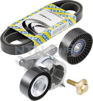 SNR KA859.11 - Jeu de courroies trapézoïdales à nervures droxauto.com