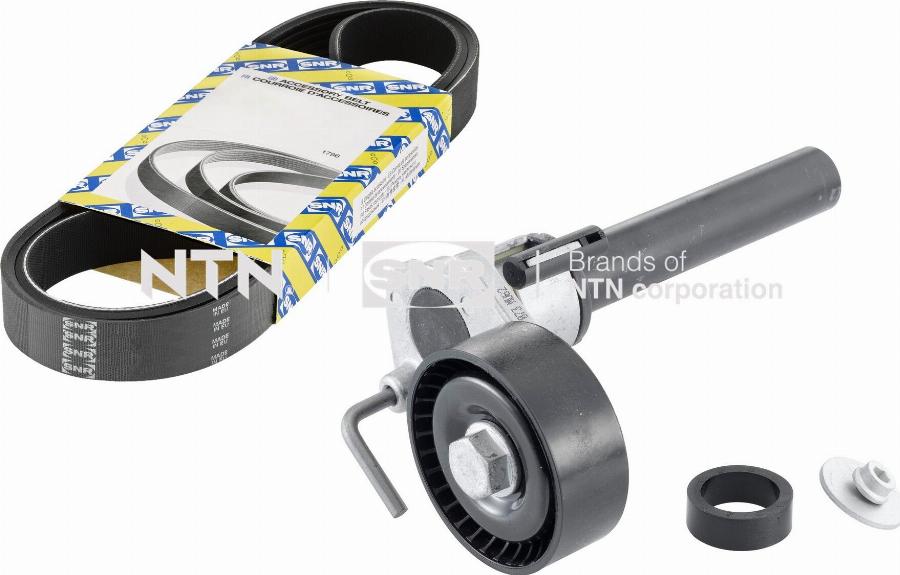 SNR KA857.44 - Jeu de courroies trapézoïdales à nervures droxauto.com