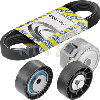 SNR KA866.02 - Jeu de courroies trapézoïdales à nervures droxauto.com