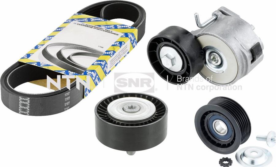 SNR KA860.00 - Jeu de courroies trapézoïdales à nervures droxauto.com