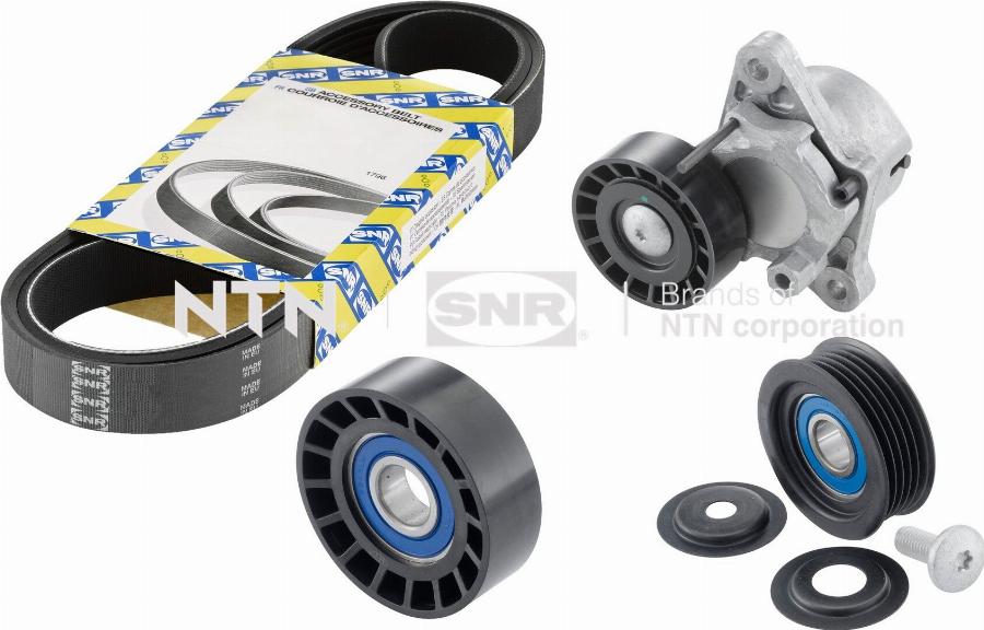 SNR KA889.00 - Jeu de courroies trapézoïdales à nervures droxauto.com