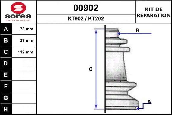 SNRA 00902 - Joint-soufflet, arbre de commande droxauto.com