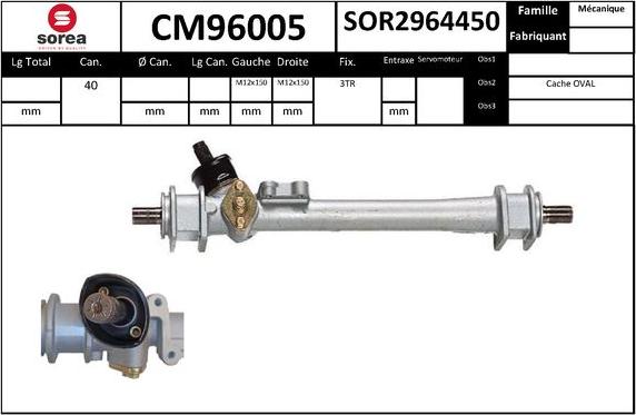 SNRA CM96005 - Crémaillière de direction droxauto.com