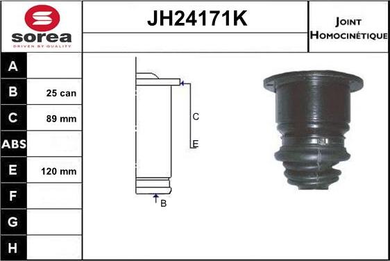SNRA JH24171K - Jeu de joints, arbre de transmission droxauto.com