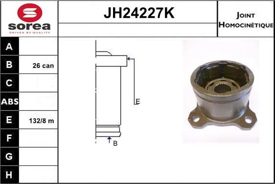 SNRA JH24227K - Jeu de joints, arbre de transmission droxauto.com