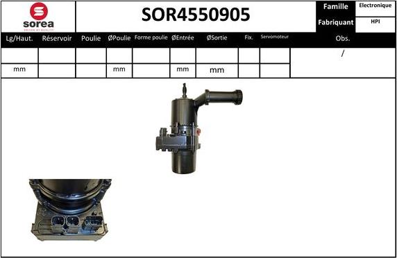 SNRA SOR4550905 - Pompe hydraulique, direction droxauto.com