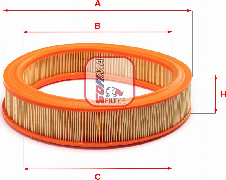 Sofima S 9360 A - Filtre à air droxauto.com