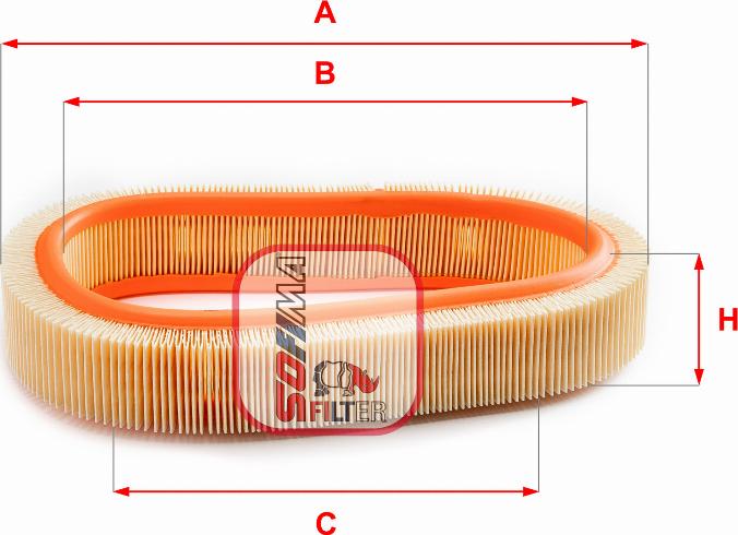 Sofima S 6360 A - Filtre à air droxauto.com