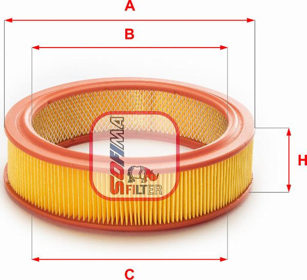 Sofima S 0660 A - Filtre à air droxauto.com