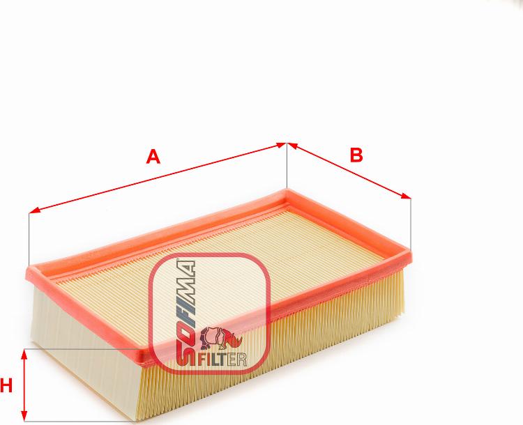 Sofima S 1420 A - Filtre à air droxauto.com