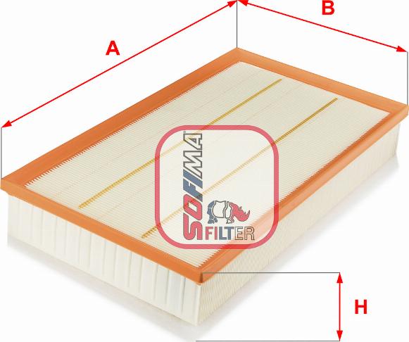Sofima S 3662 A - Filtre à air droxauto.com