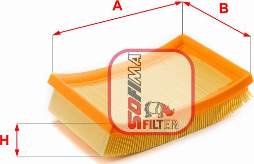 Sofima S 3603 A - Filtre à air droxauto.com