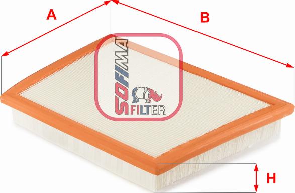 Sofima S 3622 A - Filtre à air droxauto.com