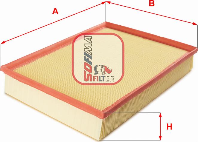 Sofima S 3340 A - Filtre à air droxauto.com