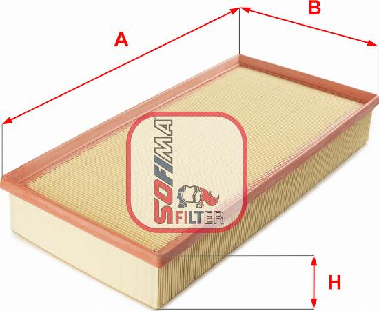 Sofima S 3329 A - Filtre à air droxauto.com