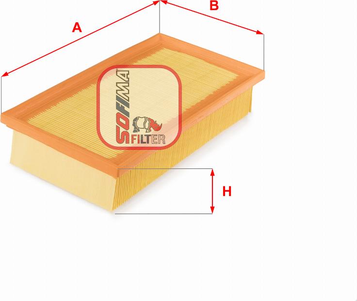 Sofima S 3717 A - Filtre à air droxauto.com