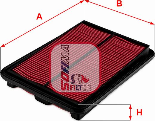 Sofima S 3724 A - Filtre à air droxauto.com